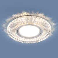 Встраиваемый светильник с LED подсветкой Elektrostandard 2239 MR16 CL прозрачный a045480