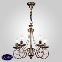 Люстра подвесная Eurosvet Provence 22404/5 черный с золотом
