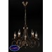 Люстра подвесная Eurosvet Provence 22404/5 черный с золотом