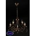 Люстра подвесная Eurosvet Provence 22404/5 черный с золотом