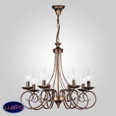Люстра подвесная Eurosvet Provence 22404/8 черный с золотом