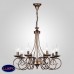 Люстра подвесная Eurosvet Provence 22404/8 черный с золотом