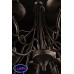 Люстра подвесная Eurosvet Provence 22404/8 черный с золотом