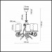 Подвесная люстра Odeon Light BOSTA 2438/6