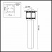Уличный столб Odeon Light Novara 2644/1A