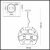 Светильник подвесной Odeon Light Vorm 2655/6