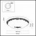 Настенно-потолочный светильник Odeon Light Alesia 2676/3C