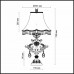 Настольная лампа Odeon Light Safira 2802/1T