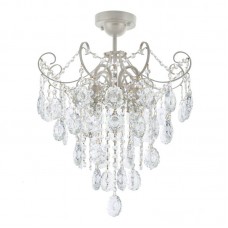 Люстра IDLamp(Grace) 299/4PF-Whitepatina