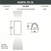 Уличный настенный светильник Fumagalli Marta 2A4.000.000.AXU2L