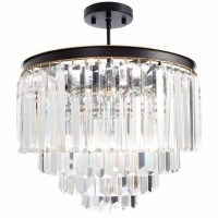 Хрустальная потолочная люстра Divinare NOVA 3001/01 PL-9 Хрустальная потолочная люстра Divinare NOVA 3001/01 PL-9