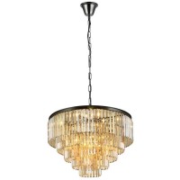 Люстра подвесная Divinare Nova cognac 3002/06 SP-18
