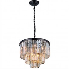 Подвесная люстра хрустальная Divinare NOVA COGNAC 3002/06 SP-9