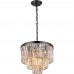 Подвесная люстра хрустальная Divinare NOVA COGNAC 3002/06 SP-9