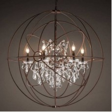 Люстра подвесная Light design Foucault's orb crystal 30112