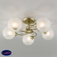 Потолочная люстра Eurosvet Jeanne 30146/5 перламутровое золото