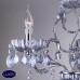 Люстра подвесная хрустальная Eurosvet Darfina 3015/5 хром / лазурный хрусталь