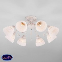 Потолочная люстра Eurosvet Camilla 30156/8 белый с золотом