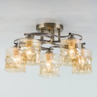 Люстра потолочная Eurosvet Brice 30158/5 античная бронза