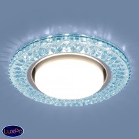 Точечный встраиваемый светодиодный светильник Elektrostandard 3021 GX53 BL лазурный a037064