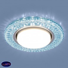 Точечный встраиваемый светодиодный светильник Elektrostandard 3021 GX53 BL лазурный a037064