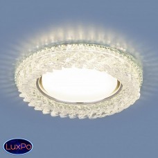 Встраиваемый светильник с LED подсветкой Elektrostandard 3024 GX53 CL прозрачный a041263