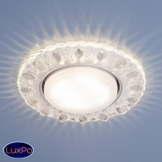 Встраиваемый светильник с LED подсветкой Elektrostandard 3026 GX53 CL прозрачный a041528