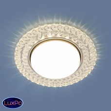 Встраиваемый светильник с LED подсветкой Elektrostandard 3027 GX53 CL прозрачный a043158