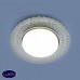 Встраиваемый светильник с LED подсветкой Elektrostandard 3027 GX53 CL прозрачный a043158