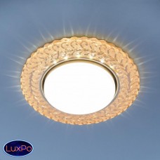 Встраиваемый светильник с LED подсветкой Elektrostandard 3027 GX53 GC тонированный a043159