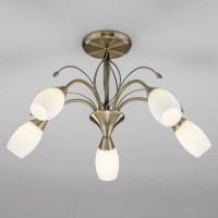 Потолочная люстра Eurosvet Ginevra 30280/5 античная бронза