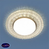 Встраиваемый светильник с LED подсветкой Elektrostandard 3028 GX53 CL прозрачный a043160