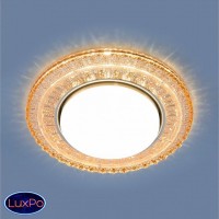 Встраиваемый светильник с LED подсветкой Elektrostandard 3028 GX53 GC тонированный a043161