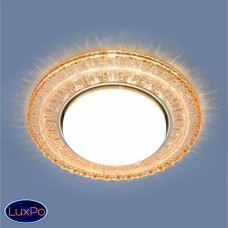 Встраиваемый светильник с LED подсветкой Elektrostandard 3028 GX53 GC тонированный a043161