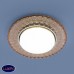 Встраиваемый светильник с LED подсветкой Elektrostandard 3028 GX53 GC тонированный a043161