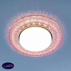 Встраиваемый светильник с LED подсветкой Elektrostandard 3028 GX53 PK розовый a043182