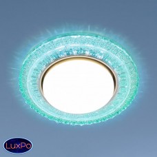 Встраиваемый светильник с LED подсветкой Elektrostandard 3028 GX53 TF тиффани a043180