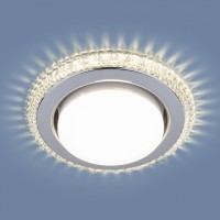 Встраиваемый светильник с LED подсветкой Elektrostandard 3031 GX53 CL прозрачный a045485