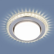 Встраиваемый светильник с LED подсветкой Elektrostandard 3031 GX53 CL прозрачный a045485