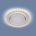 Встраиваемый светильник с LED подсветкой Elektrostandard 3033 GX53 CL/SL прозрачный/серебро a045484