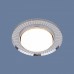 Встраиваемый светильник с LED подсветкой Elektrostandard 3033 GX53 CL/SL прозрачный/серебро a045484
