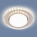 Встраиваемый светильник с LED подсветкой Elektrostandard 3033 GX53 CL/SL прозрачный/серебро a045484