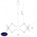 Подвесная люстра Divinare FORMICA 3037/03 SP-12