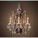 Бра BLS 30480 19th c Rococo iron and clear crystal
