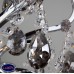 Люстра подвесная Eurosvet Keira 3108/8 хром / дымчатый хрусталь