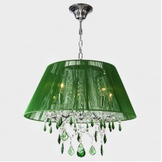 Светильник Eurosvet 3125/5 хром/зелёный Strotskis Emerald