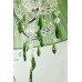 Люстра подвесная Eurosvet Emerald 3125/5 хром/зелёный Strotskis