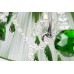 Люстра подвесная Eurosvet Emerald 3125/5 хром/зелёный Strotskis