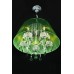 Люстра подвесная Eurosvet Emerald 3125/5 хром/зелёный Strotskis