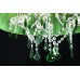 Люстра подвесная Eurosvet Emerald 3125/5 хром/зелёный Strotskis